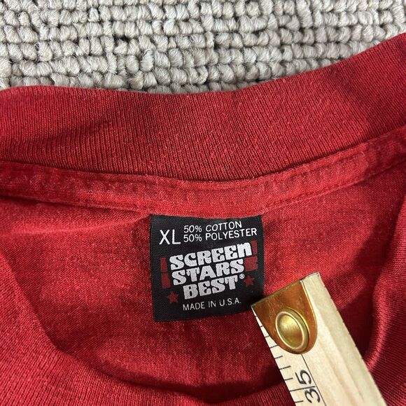 Vintage Cincinnati Bearcats Soccer Shirt Men’s  XL Red USA Single Stitch 90s - Picture 4 of 11